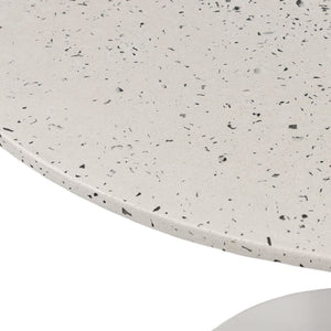   Modern European furniture - White Terrazzo Outdoor Coffee Table - www.oroa.com | Oroa.com