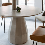 Modern European furniture - Concrete Indoor/Outdoor Dining Table - www.oroa.com