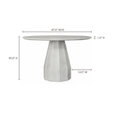 Modern European furniture - Concrete Indoor/Outdoor Dining Table - www.oroa.com