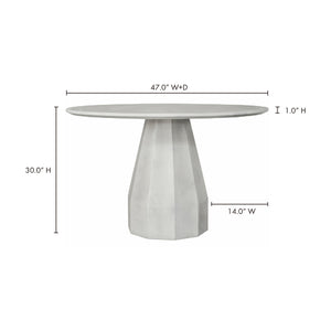   Modern European furniture - Concrete Indoor/Outdoor Dining Table - www.oroa.com | Oroa.com