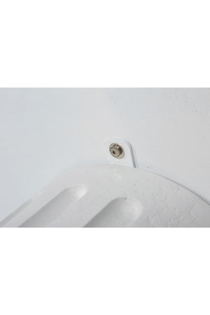 Modern European furniture - White Oval Outdoor Dining Table - www.oroa.com