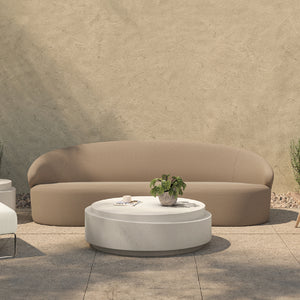 Modern European furniture - Concrete Mix Indoor/Outdoor Coffee Table - www.oroa.com