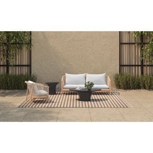  Modern European furniture - Black Concrete Outdoor Coffee Table - www.oroa.com | Oroa.com