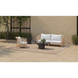 Modern European furniture - Black Concrete Outdoor Coffee Table - www.oroa.com