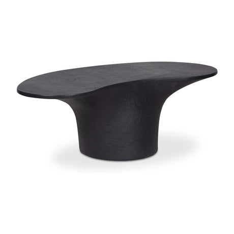 Modern European furniture - Black Concrete Outdoor Coffee Table - www.oroa.com