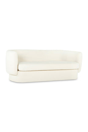 Modern European furniture - White Modern Curved Sofa - www.oroa.com