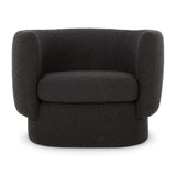 Modern European furniture - Fabric Curved Occasional Chair - www.oroa.com