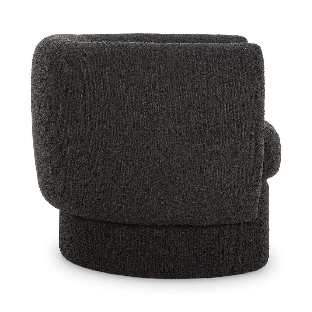 Modern European furniture - Fabric Curved Occasional Chair - www.oroa.com