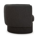 Modern European furniture - Fabric Curved Occasional Chair - www.oroa.com