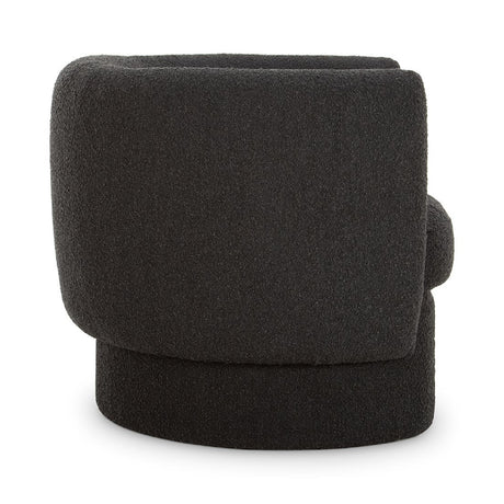 Modern European furniture - Fabric Curved Occasional Chair - www.oroa.com