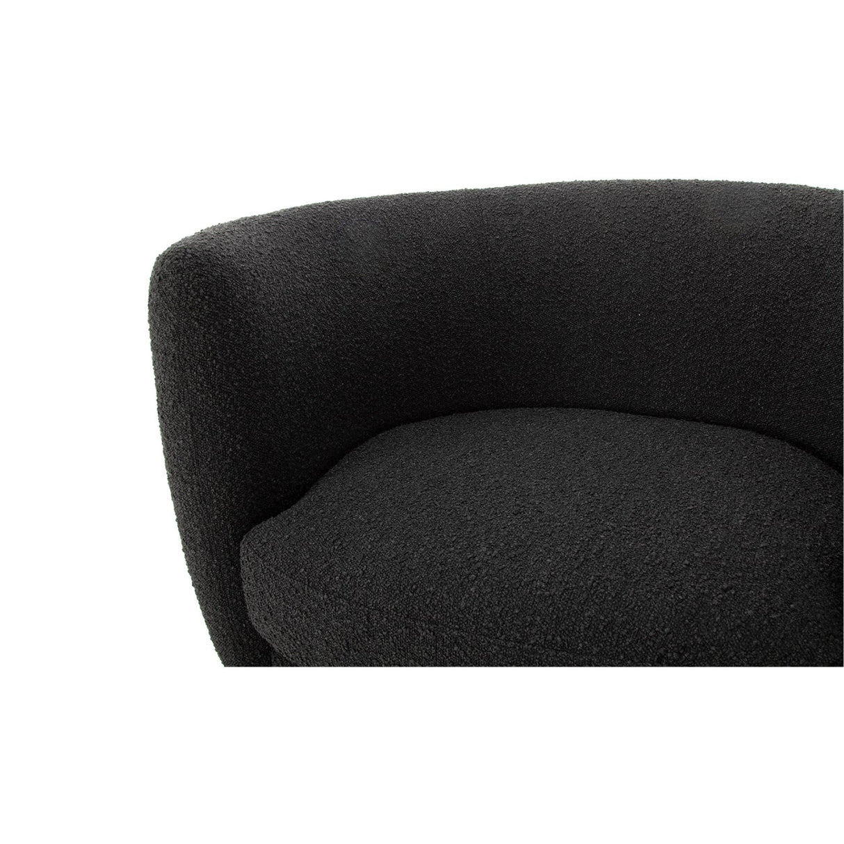 Modern European furniture - Fabric Curved Occasional Chair - www.oroa.com