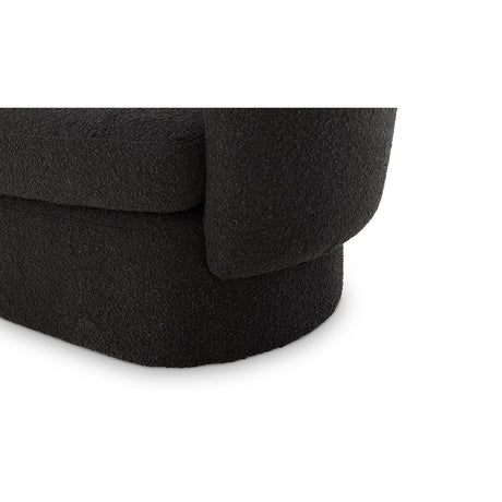 Modern European furniture - Fabric Curved Occasional Chair - www.oroa.com