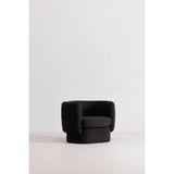 Modern European furniture - Fabric Curved Occasional Chair - www.oroa.com