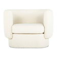 Modern European furniture - Fabric Curved Occasional Chair - www.oroa.com