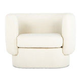 Modern European furniture - Fabric Curved Occasional Chair - www.oroa.com