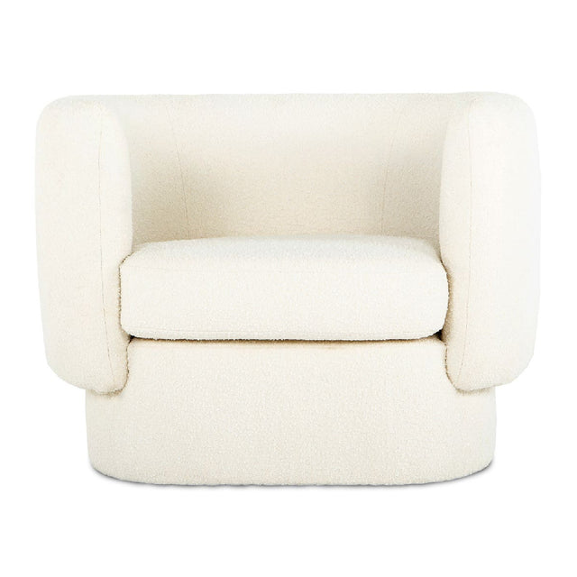 Modern European furniture - Fabric Curved Occasional Chair - www.oroa.com