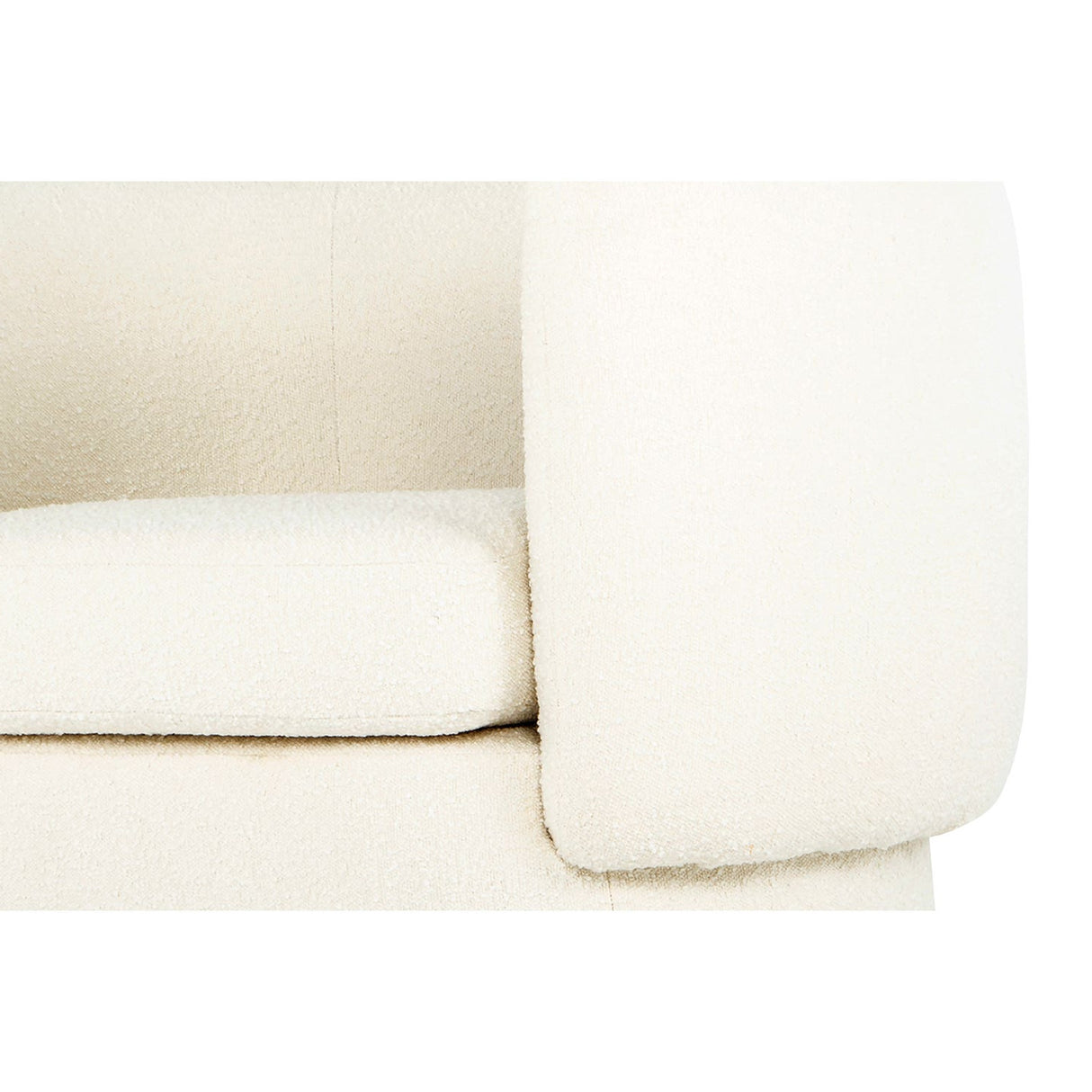 Modern European furniture - Fabric Curved Occasional Chair - www.oroa.com