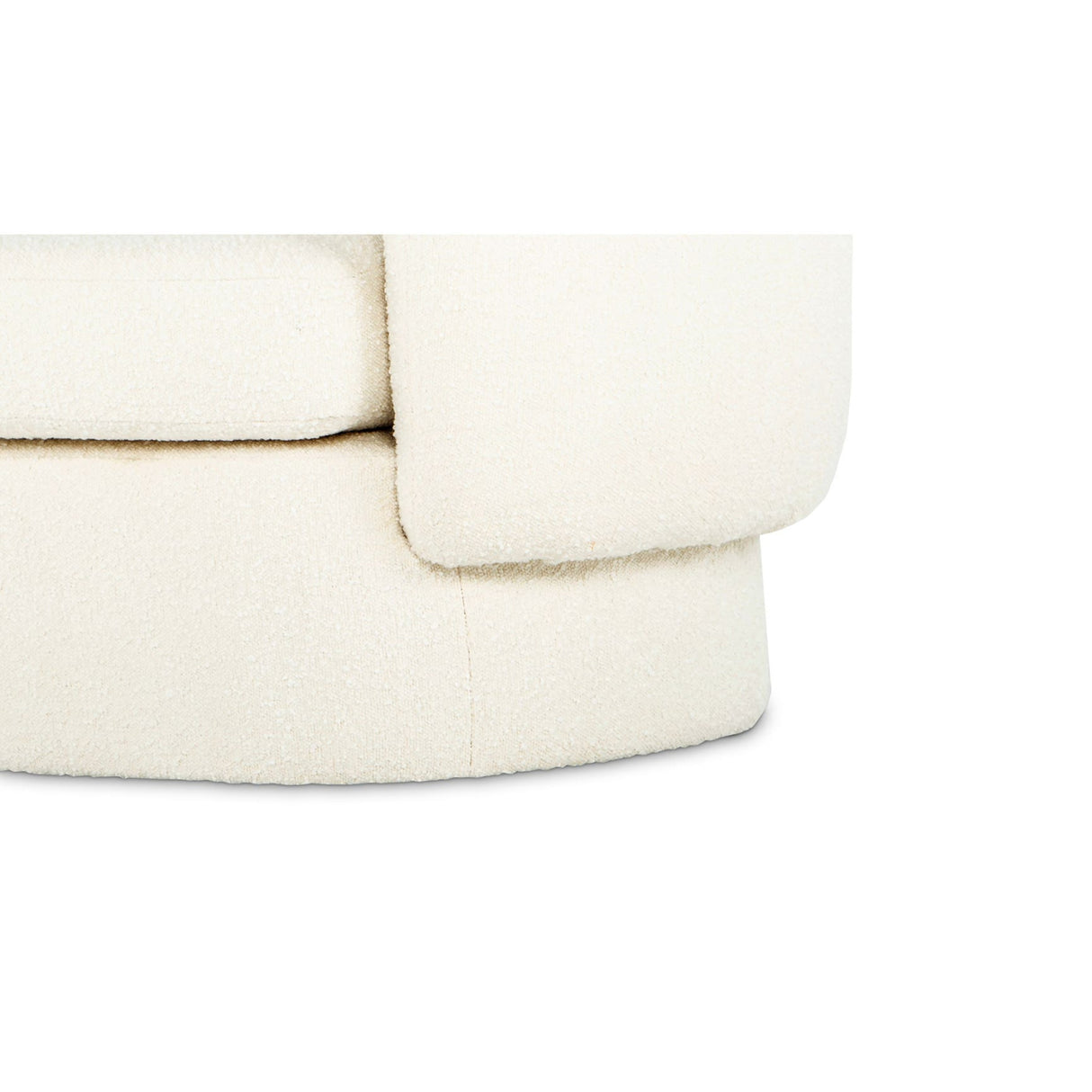 Modern European furniture - Fabric Curved Occasional Chair - www.oroa.com