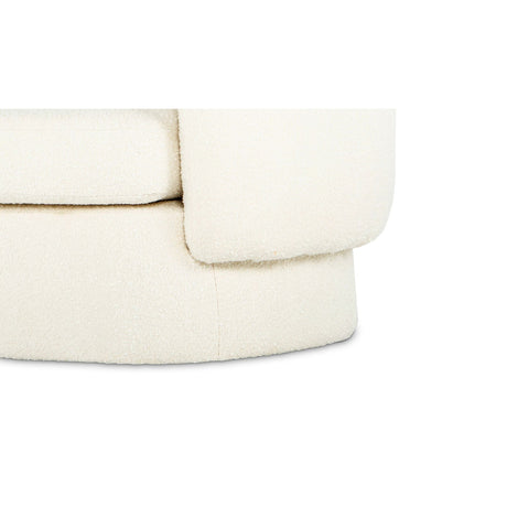 Modern European furniture - Fabric Curved Occasional Chair - www.oroa.com