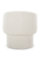 Modern European furniture - White Curved Occasional Chair - www.oroa.com
