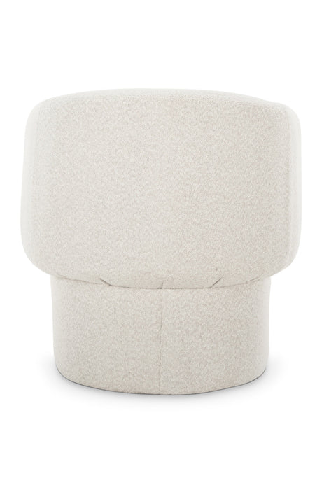 Modern European furniture - White Curved Occasional Chair - www.oroa.com