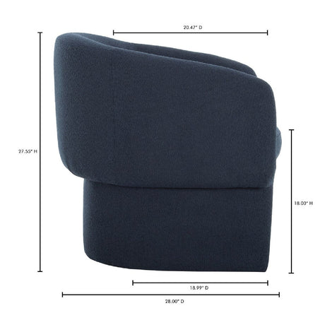 Modern or European furniture - Curved Occasional Chair - www.oroa.com