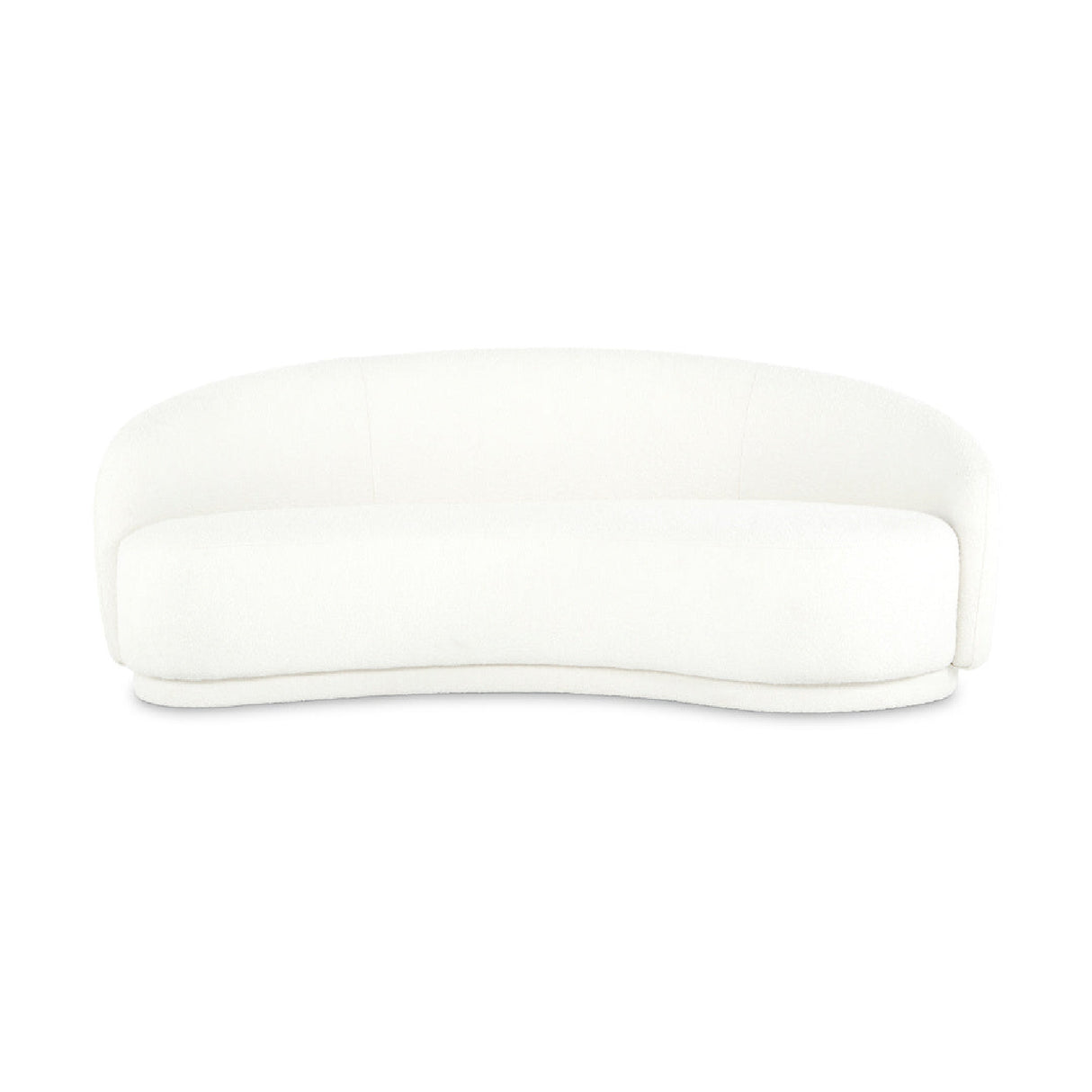 Curved Boucle Sofa | Novi Living Excelsior - www.oroa.com