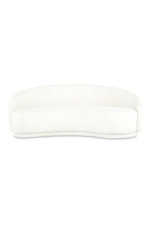 Curved Cream Boucle Sofa | Novi Living Excelsior  | Oroa.com