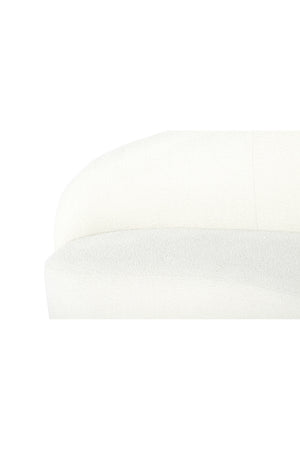 Curved Cream Boucle Sofa | Novi Living Excelsior  | Oroa.com