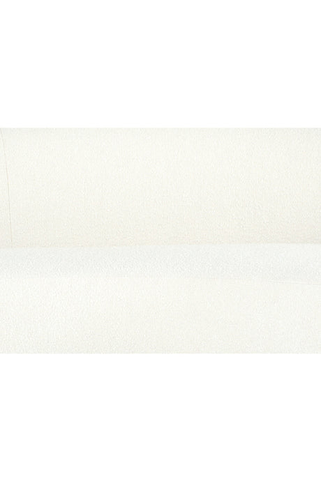 Modern European furniture - Curved Cream Boucle Sofa - www.oroa.com