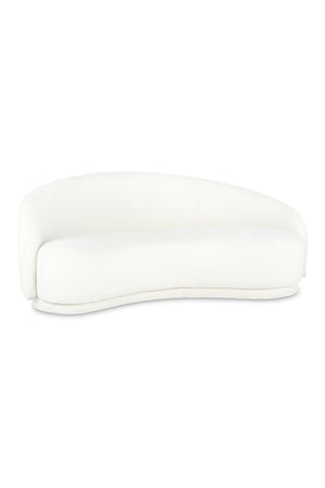 Curved Cream Boucle Sofa | Novi Living Excelsior  | Oroa.com
