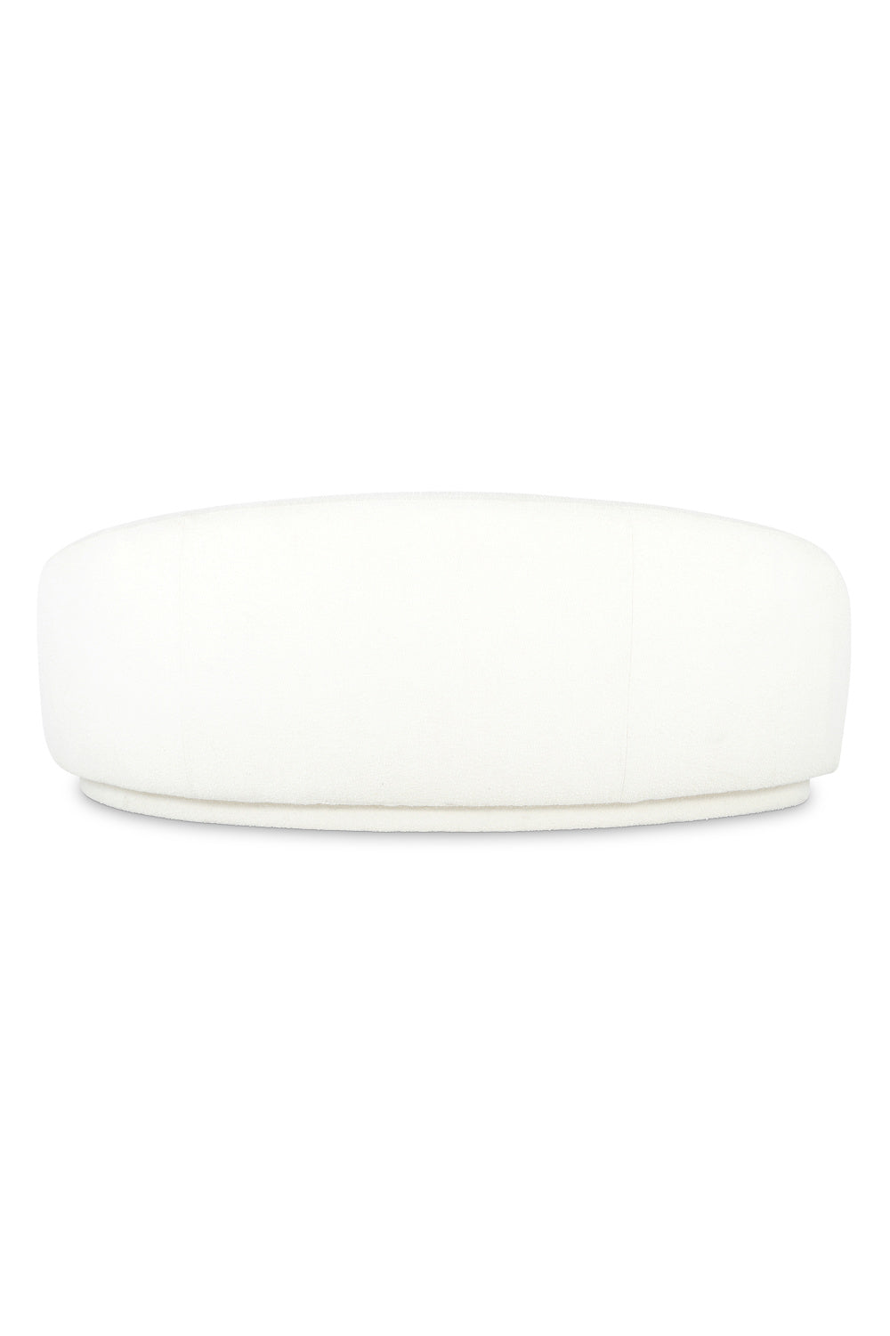 Curved Cream Boucle Sofa | Novi Living Excelsior  | Oroa.com