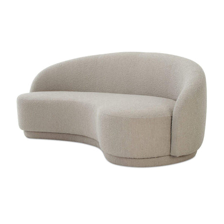 Curved Boucle Sofa | Novi Living Excelsior - www.oroa.com