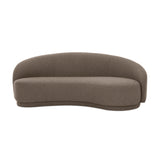 Curved Boucle Sofa | Novi Living Excelsior