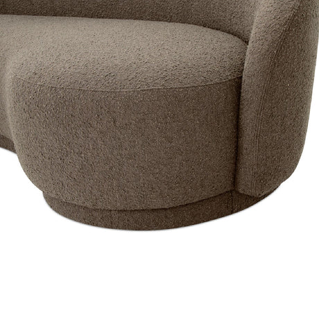Curved Boucle Sofa | Novi Living Excelsior - www.oroa.com