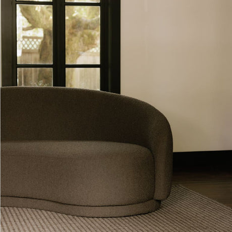 Curved Boucle Sofa | Novi Living Excelsior - www.oroa.com
