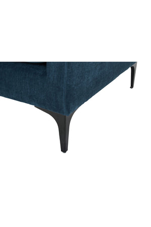 Blue Angled-Back Lounge Chair | Novi Living Paris | Oroa.com