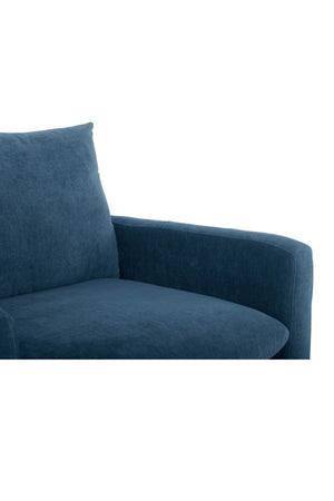 Blue Angled-Back Lounge Chair | Novi Living Paris | Oroa.com