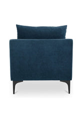 Modern European furniture - Blue Angled-Back Lounge Chair - www.oroa.com