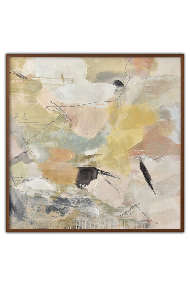 Modern European furniture - Pastel Toned Abstract Painting - www.oroa.com