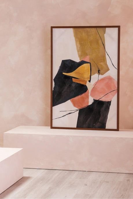 Modern European furniture - 60's Inspired Abstract Painting - www.oroa.com
