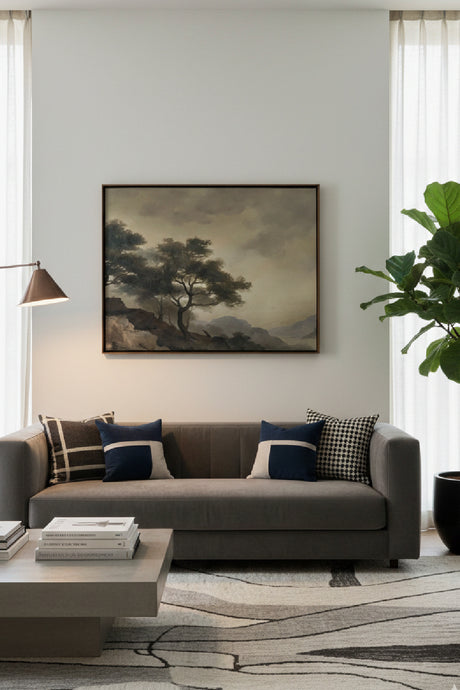 Gallery-Style Abstract Painting | Novi Living Reverie | Oroa.com