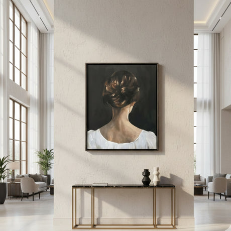 Modern European furniture - Woman's Back Profile Painting - www.oroa.com