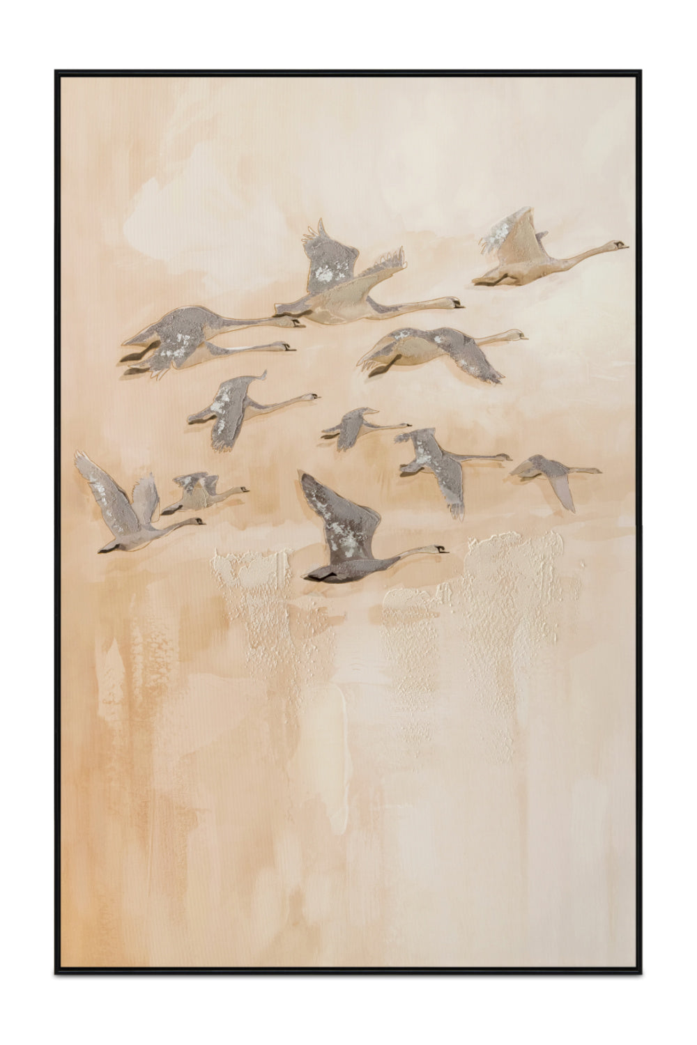 Modern European furniture - Flying Geese Framed Painting - www.oroa.com