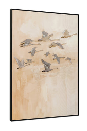 Modern European furniture - Flying Geese Framed Painting - www.oroa.com
