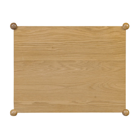 Modern European furniture - Oak Veneer 1-Drawer Nightstand - www.oroa.com