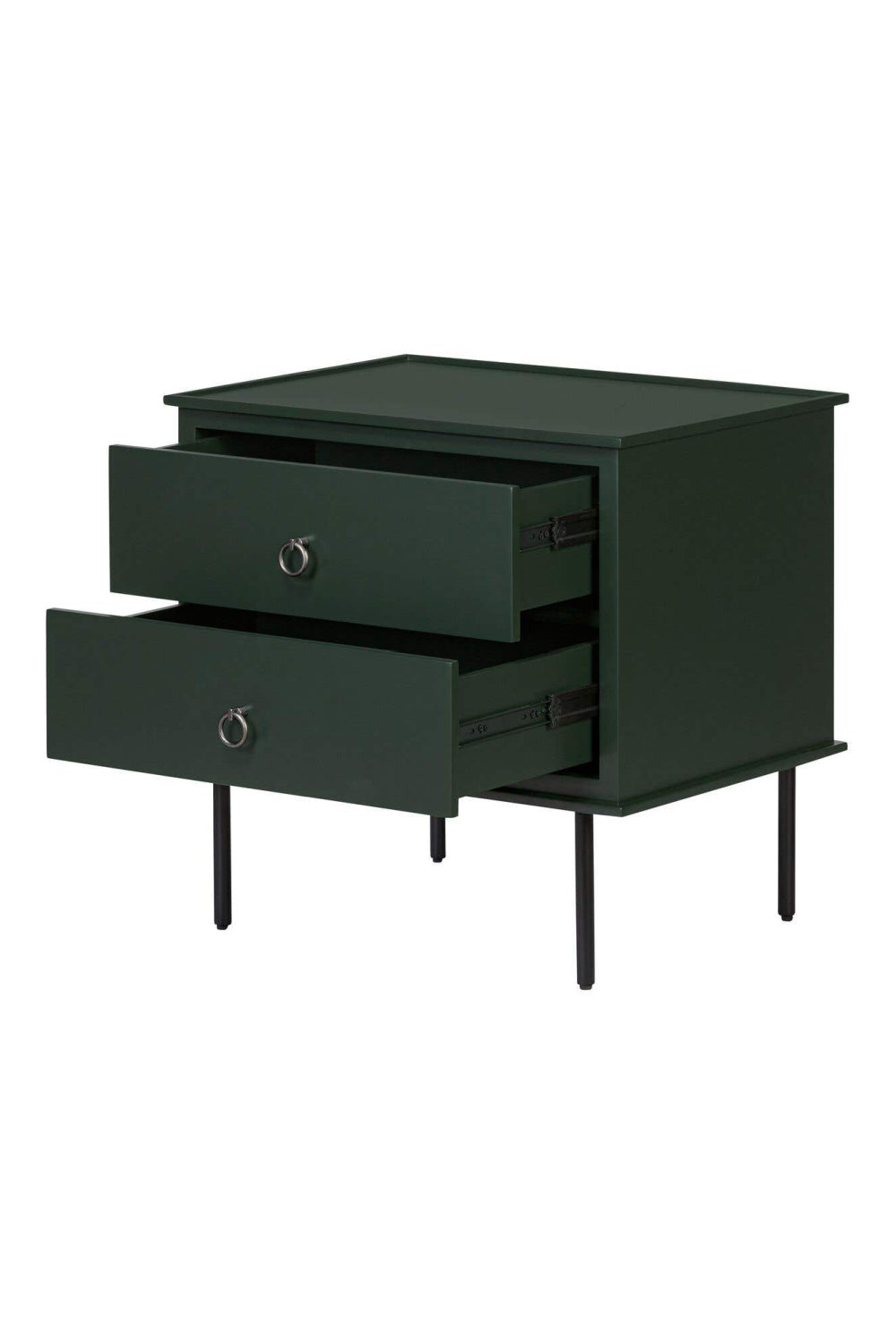 2-Drawer Wooden Nightstand | Novi Living Reagan | Oroa.com