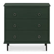 Modern European furniture - Green 3-Drawer Nightstand - www.oroa.com
