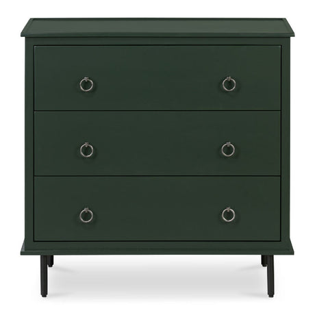 Modern European furniture - Green 3-Drawer Nightstand - www.oroa.com