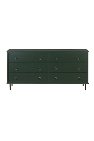 6-Drawer Wooden Dresser | Novi Living Reagan | Oroa.com